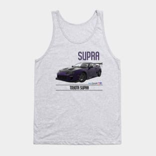 Supra Time Attack Purple Carbon Tank Top